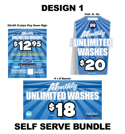Self-Serve Sign Bundle - 4
