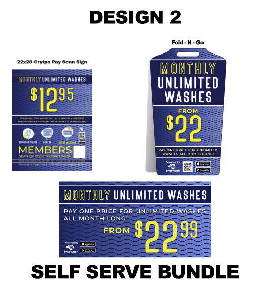 Self-Serve Sign Bundle - 4
