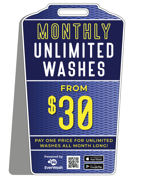 Monthly Unlimited Fold-N-Go Signs