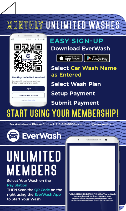 Start Wash In-Bay Automatic Instructional Signs (IBA)