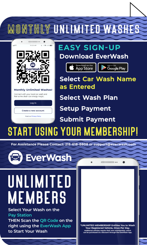 Start Wash In-Bay Automatic Instructional Signs (IBA)