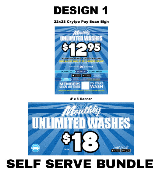 Self-Serve Sign Bundle - 3