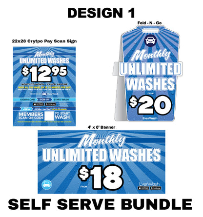 Self-Serve Sign Bundle - 4