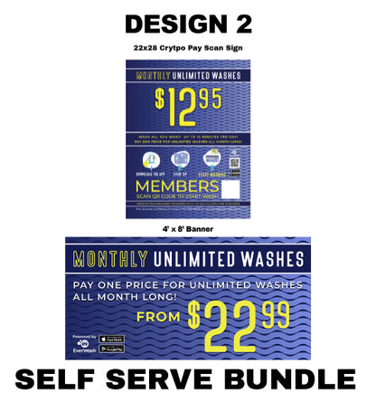 Self-Serve Sign Bundle - 3