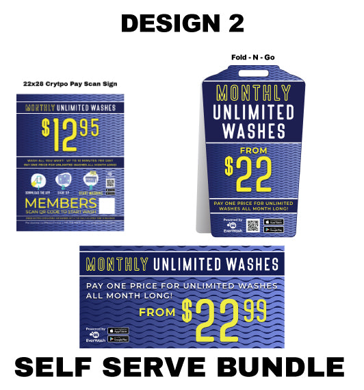 Self-Serve Sign Bundle - 4