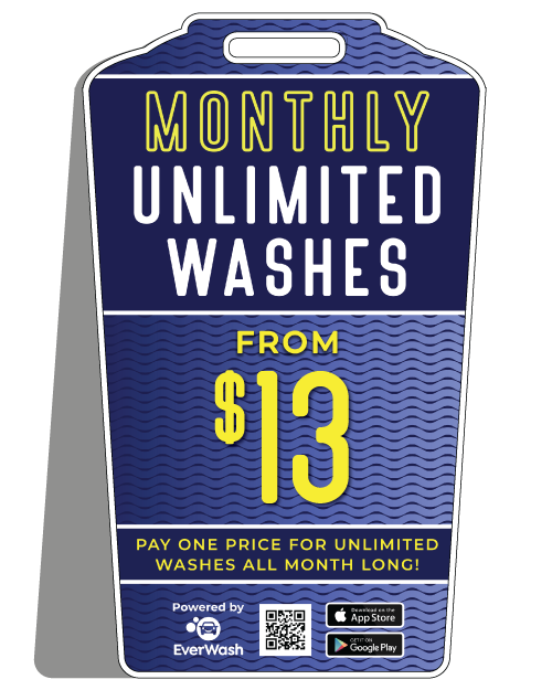 Monthly Unlimited Fold-N-Go Signs