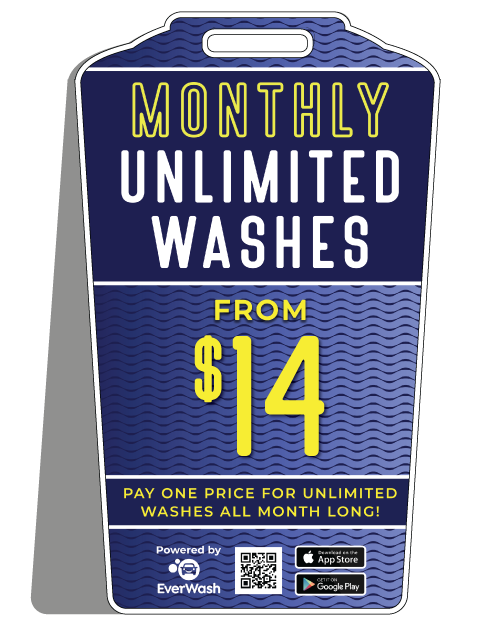 Monthly Unlimited Fold-N-Go Signs