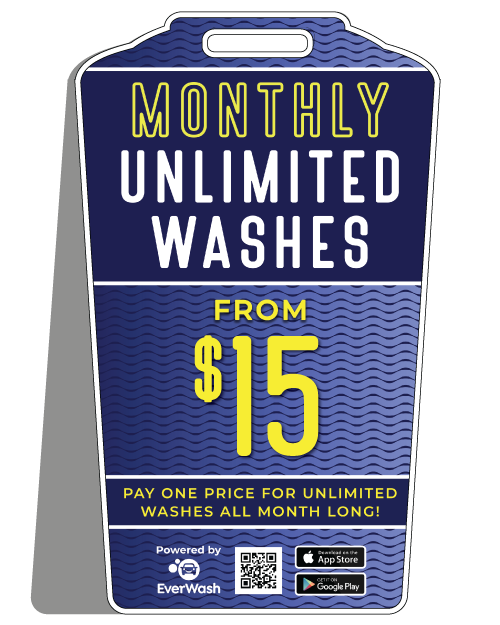 Monthly Unlimited Fold-N-Go Signs