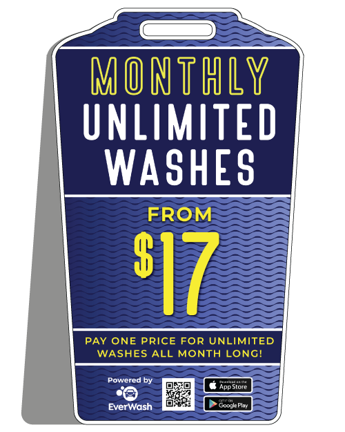 Monthly Unlimited Fold-N-Go Signs