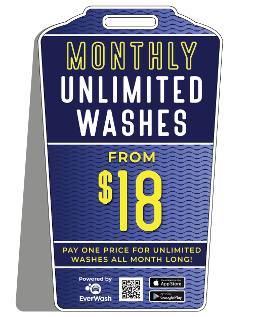 Monthly Unlimited Fold-N-Go Signs