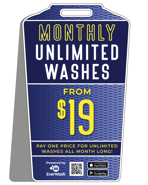 Monthly Unlimited Fold-N-Go Signs