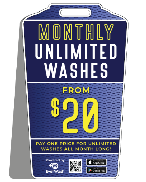 Monthly Unlimited Fold-N-Go Signs