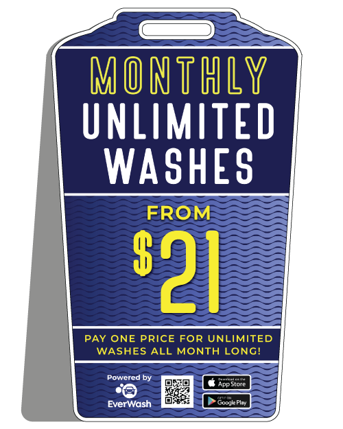 Monthly Unlimited Fold-N-Go Signs
