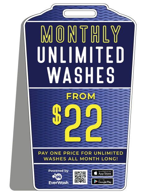 Monthly Unlimited Fold-N-Go Signs