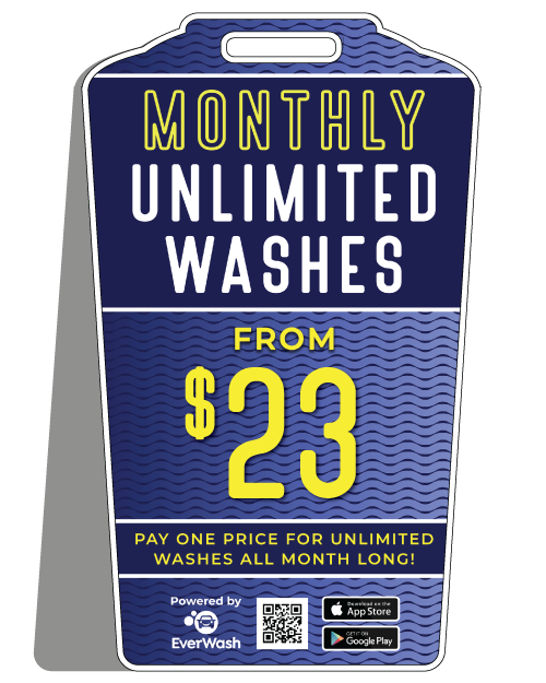 Monthly Unlimited Fold-N-Go Signs