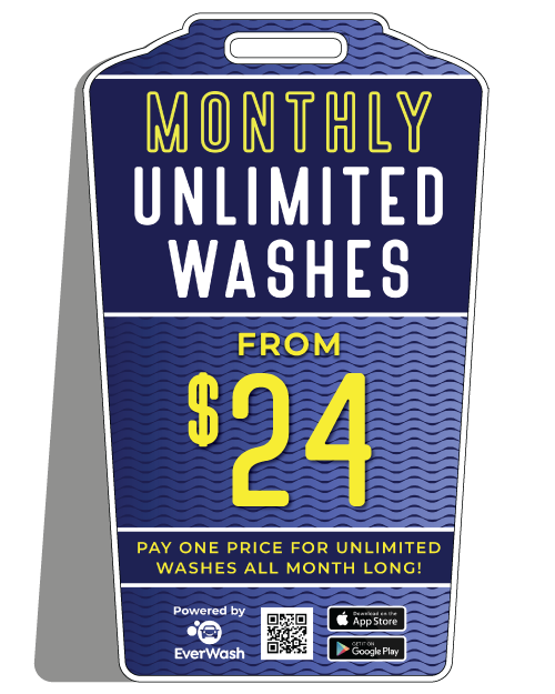 Monthly Unlimited Fold-N-Go Signs