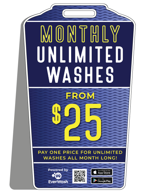 Monthly Unlimited Fold-N-Go Signs