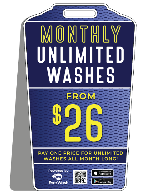 Monthly Unlimited Fold-N-Go Signs