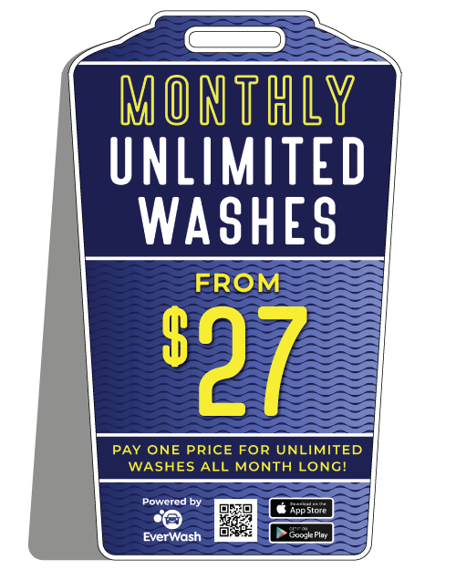 Monthly Unlimited Fold-N-Go Signs