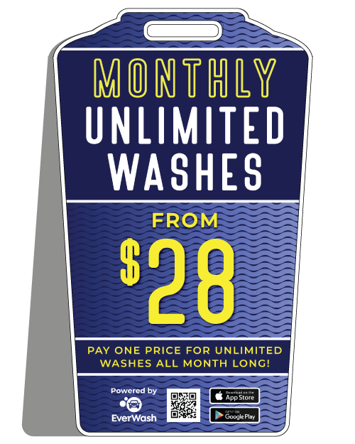Monthly Unlimited Fold-N-Go Signs