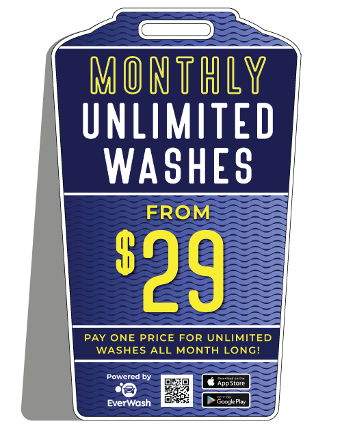 Monthly Unlimited Fold-N-Go Signs