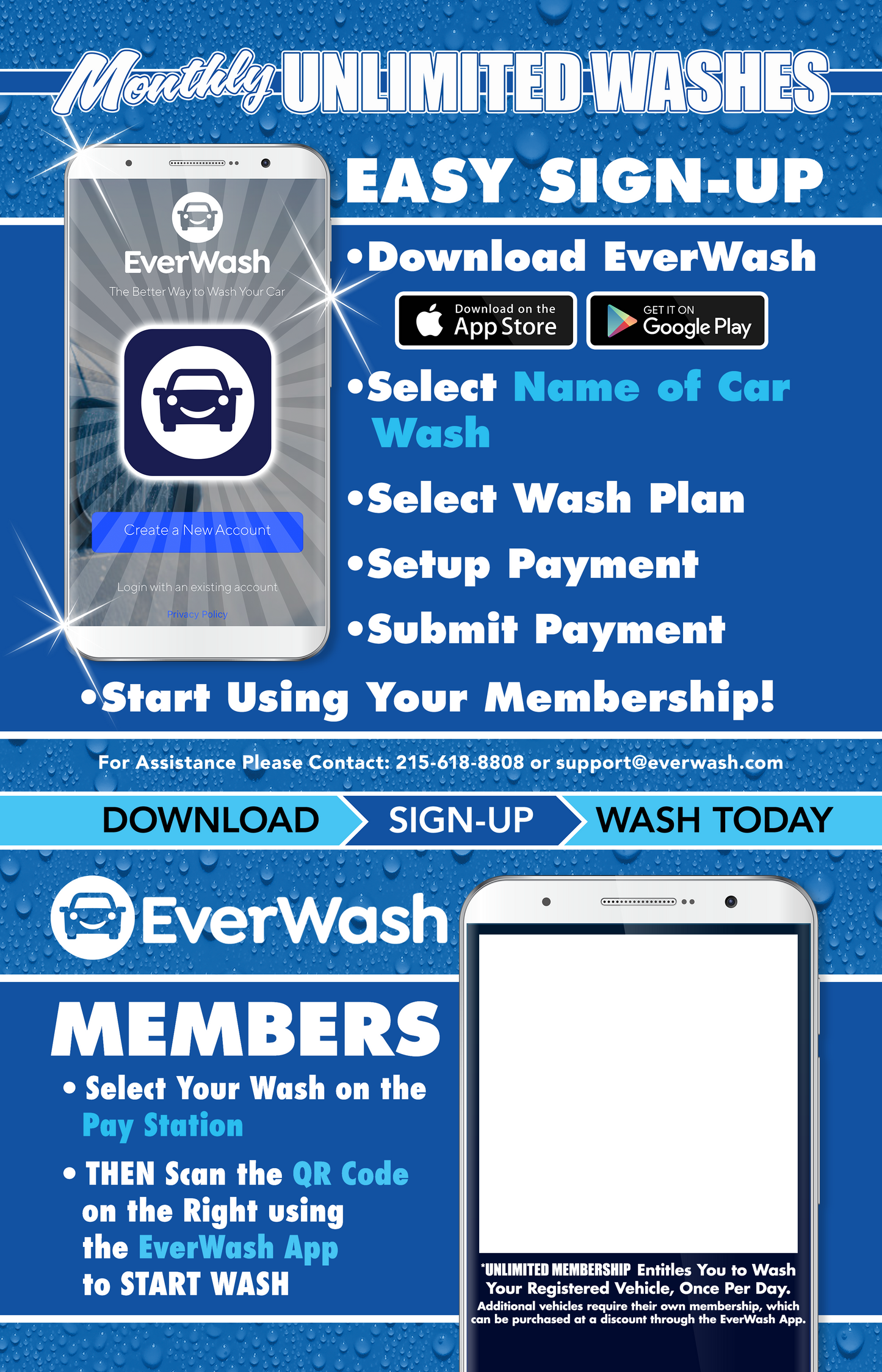 Start Wash In-Bay Automatic Instructional Signs (IBA)